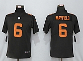 Women Nike Cleveland Browns 6 Mayfield Brown New Vapor Limited Jersey,baseball caps,new era cap wholesale,wholesale hats